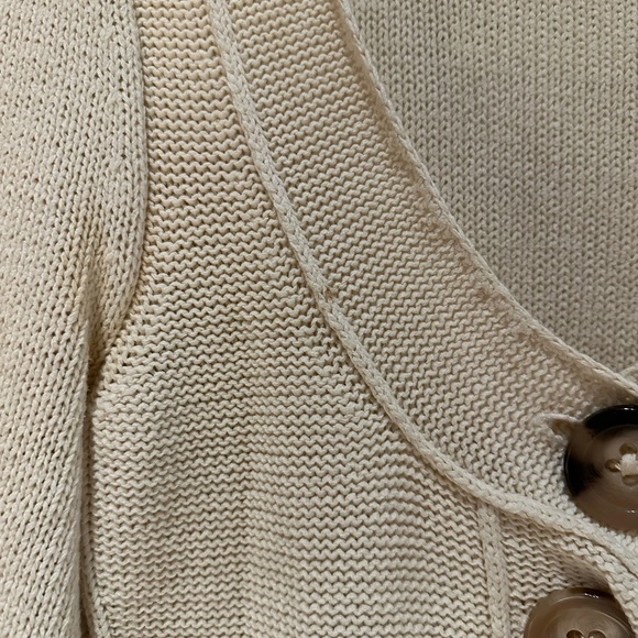 Nougat puff sleeve cardigan - Picture 3 of 4